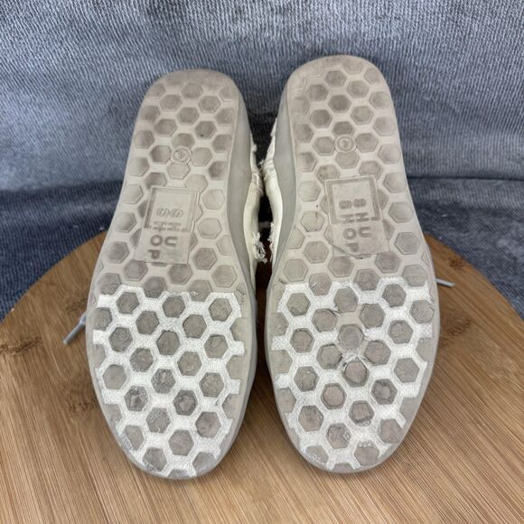 SHU SHOP Paulina Shoes Youth Size 4 White Black Star High Top Zip Distressed - Picture 8 of 11